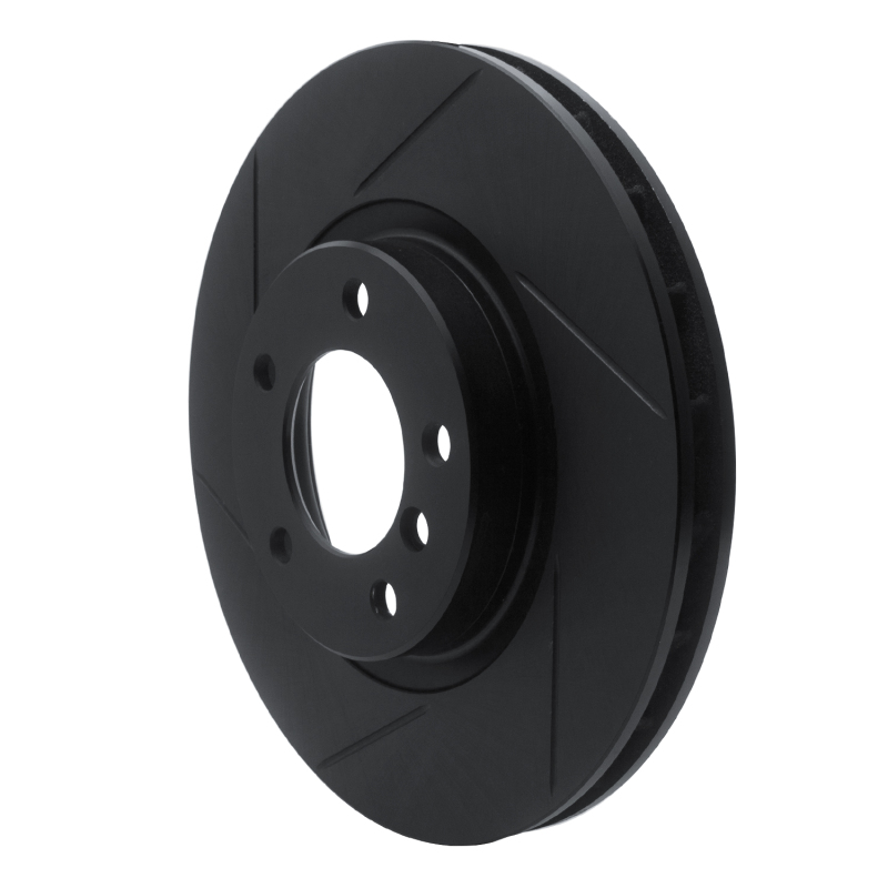 R1 Concepts for 95-99 BMW M3 E36 Right Front Slotted Black Brake Rotor - Image 3
