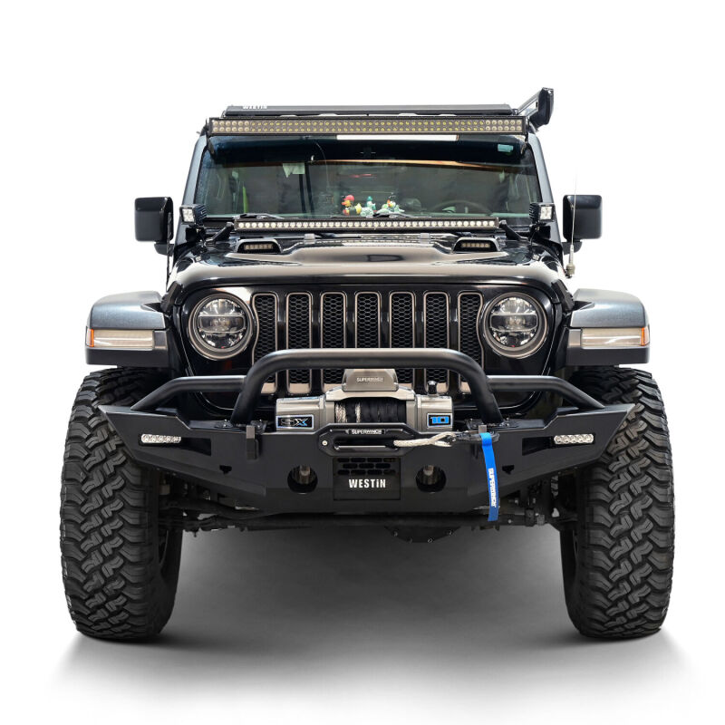 Westin 20-25 Jeep Gladiator / 18-25 Wrangler JL XTS Front Bumper - Tex. Blk - Image 5