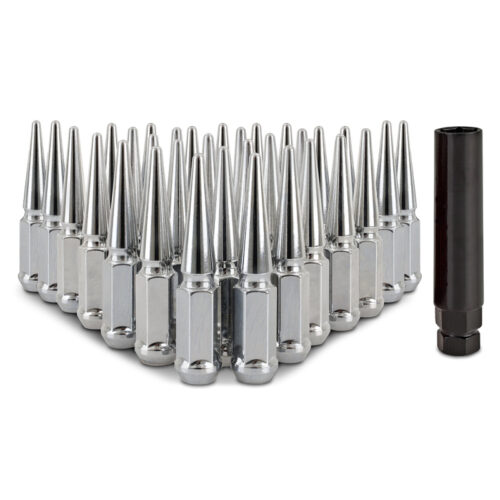 Mishimoto Steel Spiked Lug Nuts M14 x 1.5 32pc Set Chrome