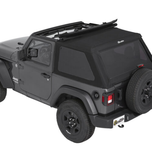 Alternative view of Bestop 18-26 Jeep Wrangler JL 2-Door Trektop (Premium Black Twill)