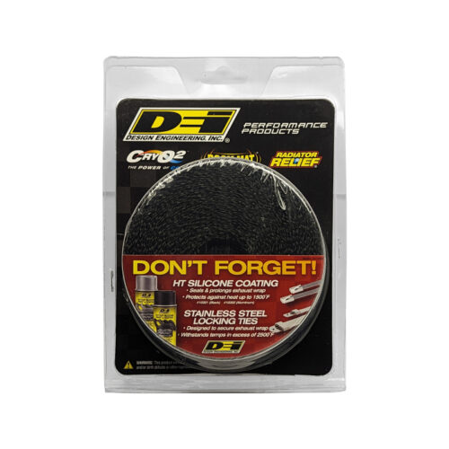 DEI 10004 Exhaust Wrap 2in x 25ft - Titanium - Black - Image 7
