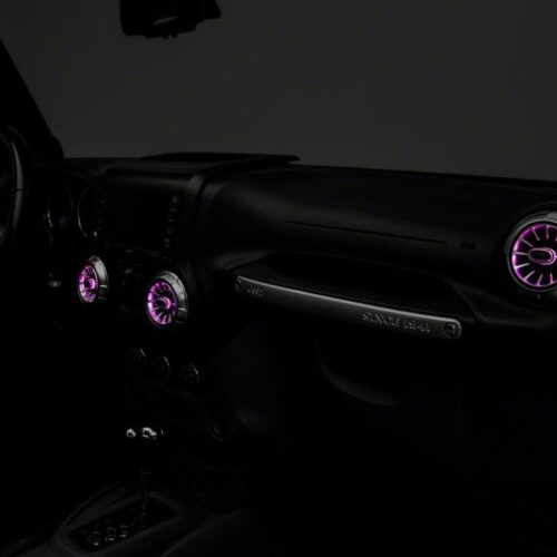 Raxiom for 2011-2018 Jeep Wrangler JK LED Ambient Vent Lighting Kit - Image 9