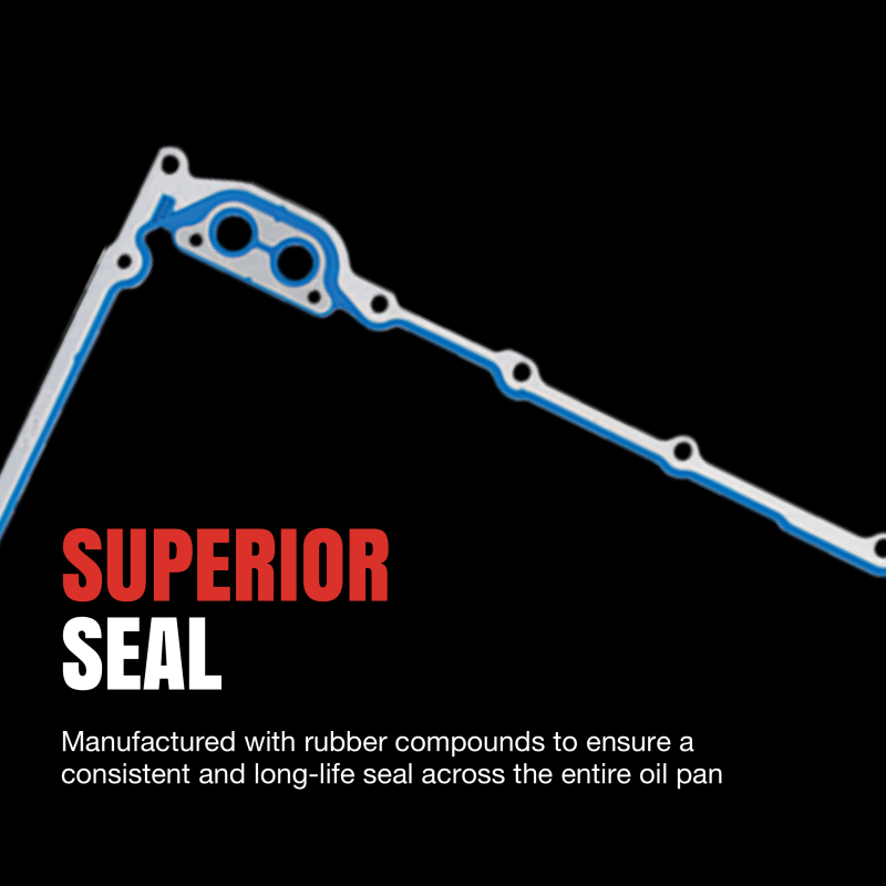 Fel-Pro 85-86 Chevy C10 Engine Oil Pan Gasket Set - PermaDry Molded Rubber Oil Pan SnapUps Included - Image 2