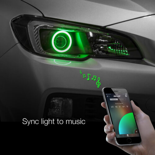 Alternative view of XK Glow 2x110mm - RGB Switchback Halo Million Color XKCHROME Smartphone App Controlled Kit