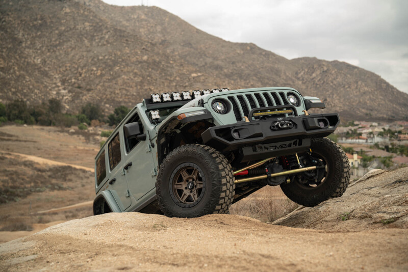 DV8 Offroad 18+ Jeep Wrangler JL / 20+ Jeep Gladiator JT OE Plus Front Bumper - Image 9