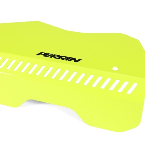 PERRIN 22-26 Subaru WRX Pulley Cover - Neon Yellow (TALL - For Use w/o PERRIN AOS)