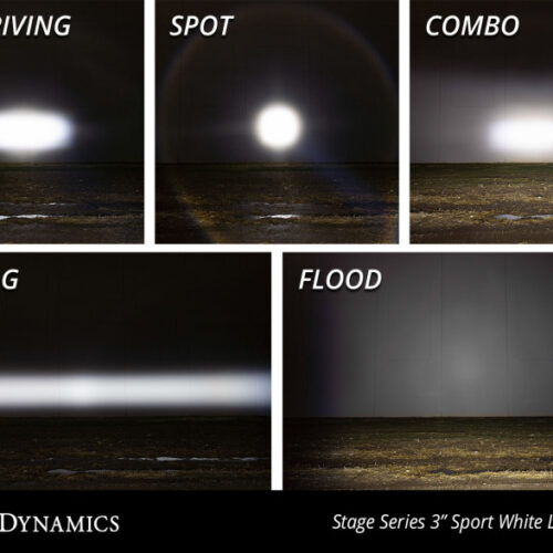 Diode Dynamics SS3 Sport ABL - White Combo Flush (Pair)