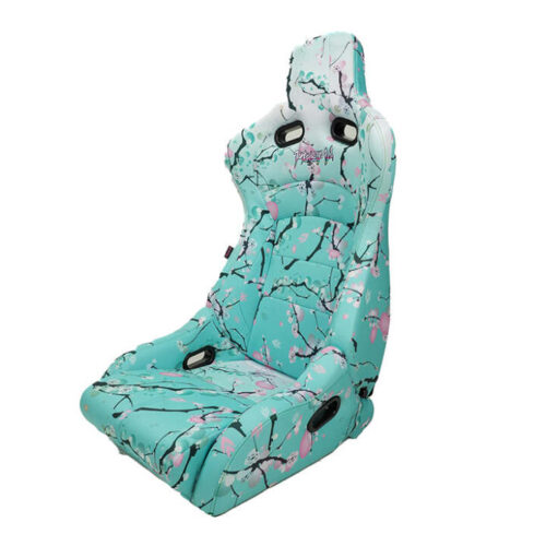 NRG Prisma Lab Reclinable Bucket Racing Seat - Pair (Blue) - Image 2