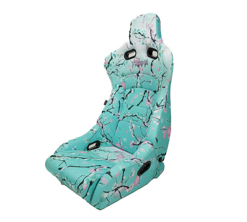NRG Prisma Lab Reclinable Bucket Racing Seat - Pair (Blue) - Image 2