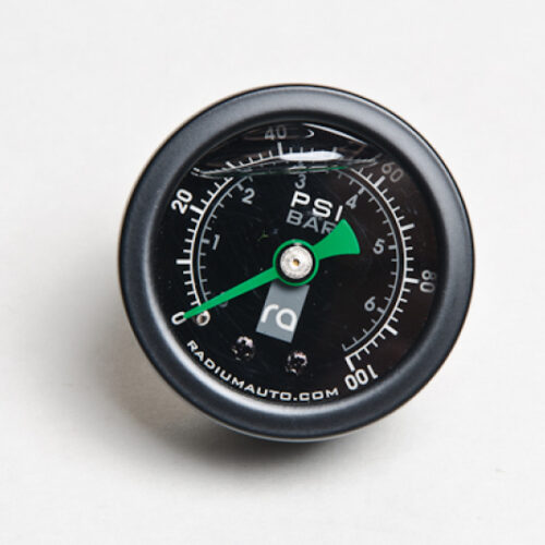 Radium Engineering 0-100 PSI Fuel Pressure Gauge With 90 Degree Adapter - Image 2