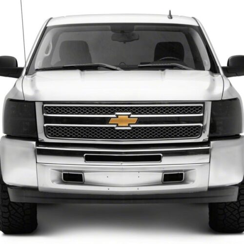 Raxiom for 2007-2014 Chevrolet Silverado 1500 HD Axial OEM Rep Headlights- Chrome Housing- Smoked Lens - Image 10
