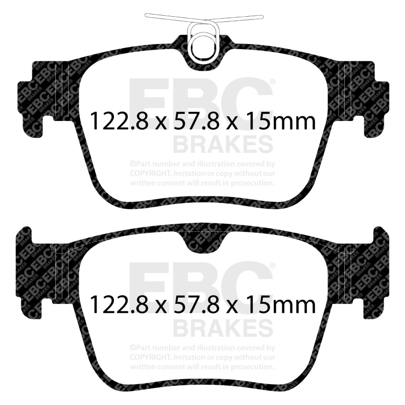 EBC 2022+ Audi S3 2.0T Redstuff Rear Brake Pads - Image 2