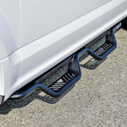 Westin 15-26/17-26 Ford F-150/F-250/F-350/F-450 SuperCab Outlaw Drop Nerf Step Bars Tex Black - Image 4