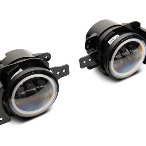 Raxiom for 2007-2023 Jeep Wrangler JK & JL 20-23 Jeep Gladiator JT Axial Series LED Fog Lights w/ Halo