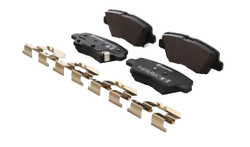 Brembo OE 21-22 Hyundai Accent/19-24 Nexo/2016 Sonata/2019 Sonata PRIME Low-Met Brake Pad - Rear - Image 5