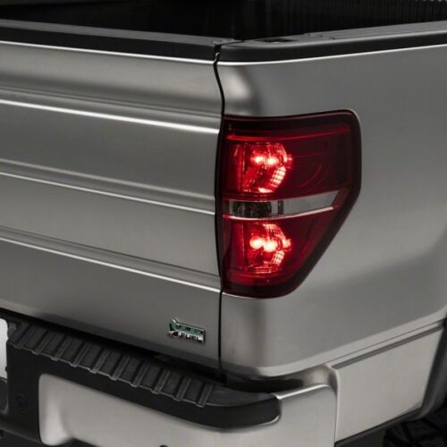 Alternative view of Raxiom for 2009-2014 Ford F-150 Styleside Tail Lights- Chrome Housing - Red/Clear Lens