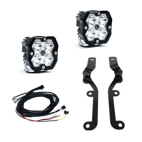Baja Designs for 19-24 Chevy Silverado 1500 Squadron Sport 2.0 A-Pillar Kit (Spot) - Clear