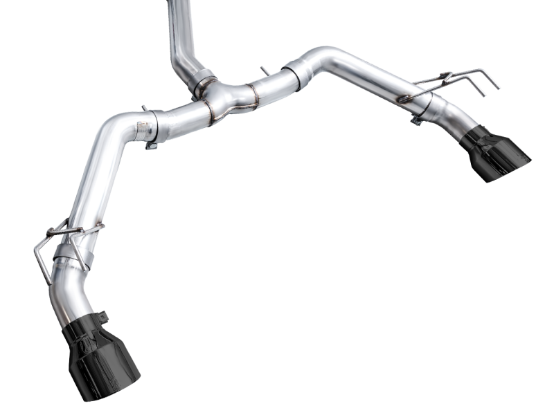 AWE Tuning 22+ Honda Civic Si/Acura Integra Track Edition Cat-Back Exhaust - Dual Diamond Black Tips - Image 10