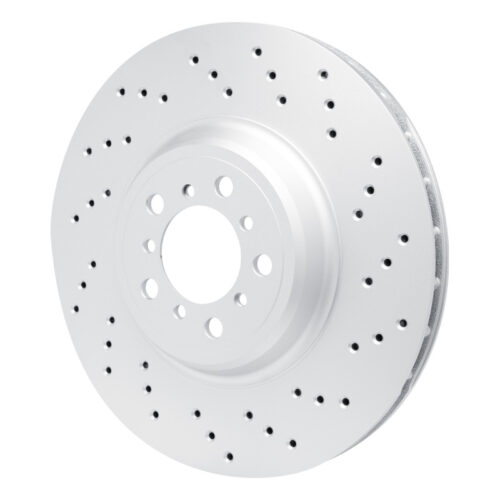Alternative view of DFC 15-20 BMW M2 Right Front Drilled GeoSPEC Coated Rotor