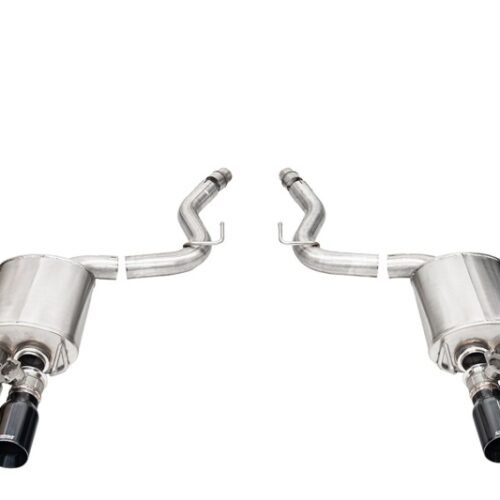 Alternative view of Corsa 2024-2025 Ford Mustang V8 5.0L 3in Axle-Back Exhaust System w/ Twin 4in Black Straight Tips