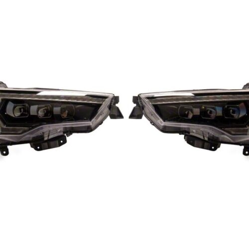 Raxiom for 2014-2024 Toyota 4Runner CXR Series LED Headlights with Amber DRL- Black Housing- Clear Lens - Image 3