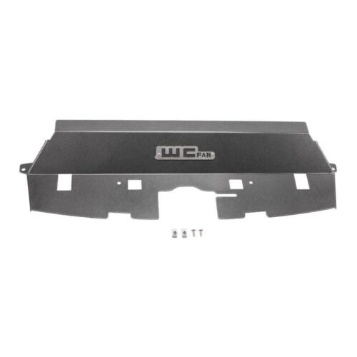 Wehrli 13-18 Cummins Fabricated Aluminum Radiator Cover - Gloss White - Image 3