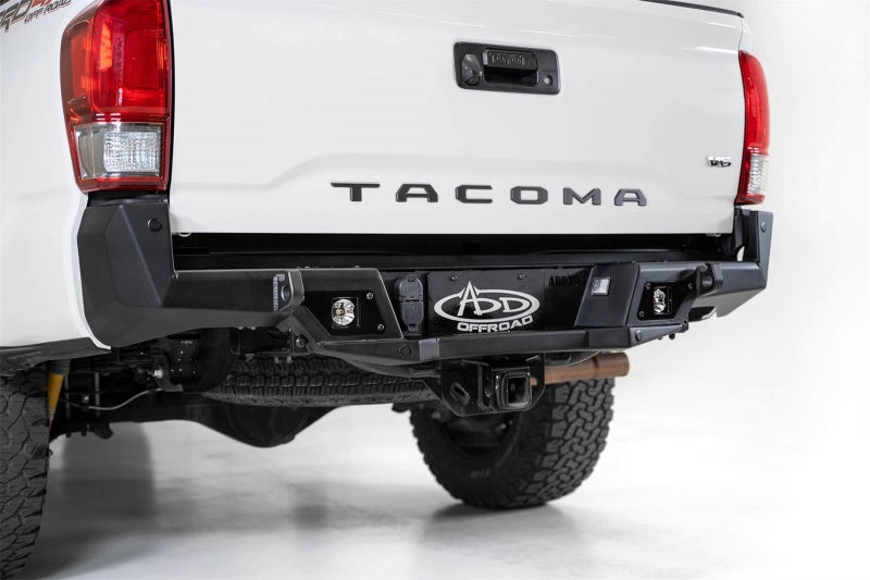 Addictive Desert Designs for 16-19 Toyota Tacoma Stealth Fighter Rear Bumper w/ Backup Sensor Cutouts - Image 4