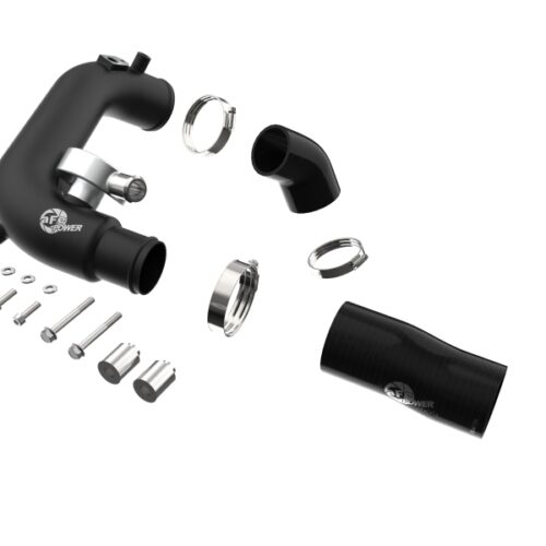 aFe Power BladeRunner 2 1/2in Intercooler Hot Side Charge Pipe 18-21 Jeep Wrangler JL L4-2.0L (t) - Black - Image 4