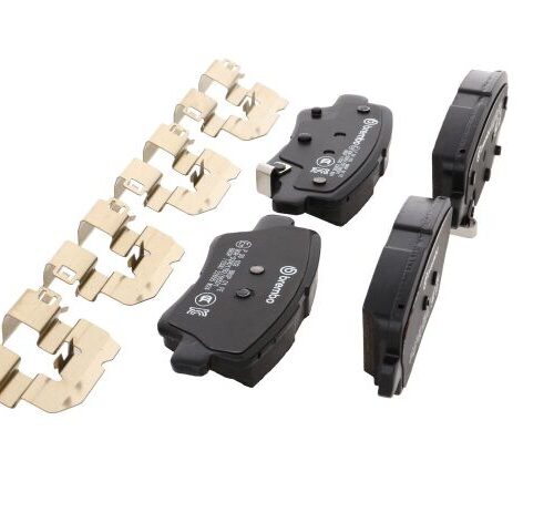 Brembo OE 21-22 Hyundai Accent/19-24 Nexo/2016 Sonata/2019 Sonata PRIME Low-Met Brake Pad - Rear - Image 9