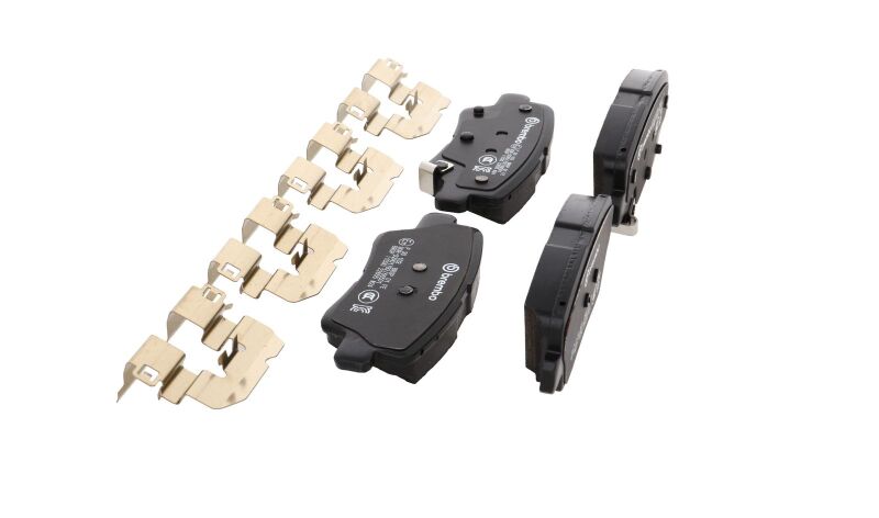 Brembo OE 21-22 Hyundai Accent/19-24 Nexo/2016 Sonata/2019 Sonata PRIME Low-Met Brake Pad - Rear - Image 9