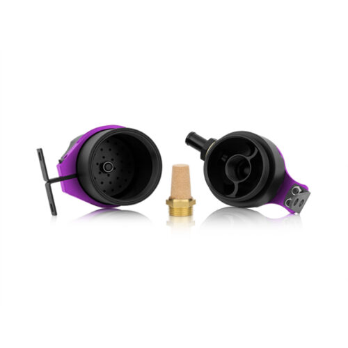 Mishimoto Universal Baffled Oil Catch Can - Purple - Image 10