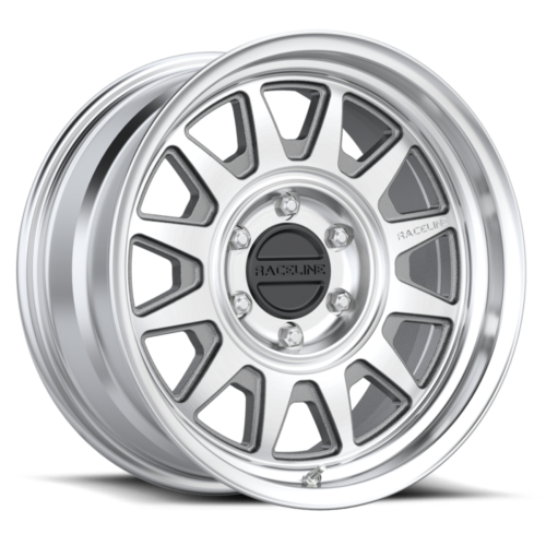 Raceline 952MC Aero 17x9in / 5x139.7 BP / -12mm Offset / 106.5mm Bore - Machined Wheel - Image 3
