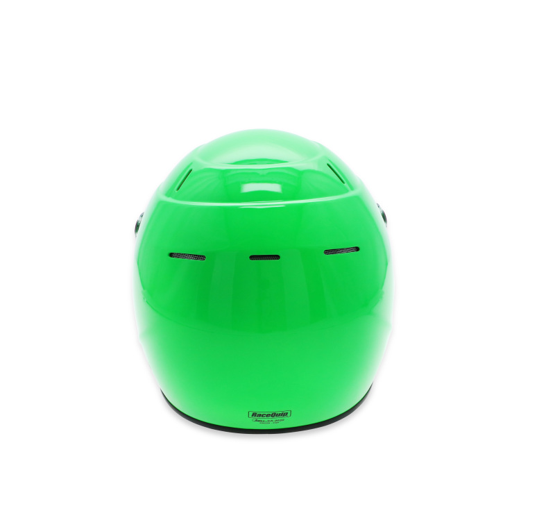 RaceQuip PRO25 SA2025 FLO GRN SML HELMET - Image 4