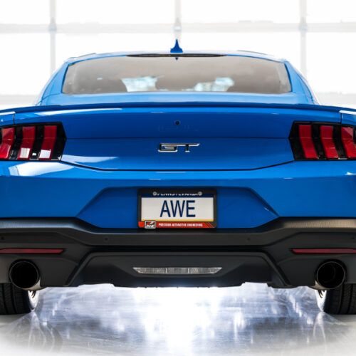 AWE Tuning Exhaust w/ Dual Diamond Black Tips for 2024 Ford Mustang GT Fastback S650 RWD Touring Catback - Image 4