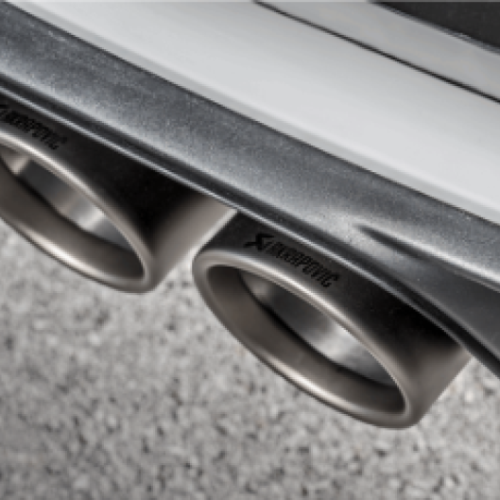 Alternative view of Akrapovic Tail Pipe Set (Titanium) for 2018 Porsche 911 GT3 (991.2)