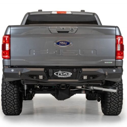 Addictive Desert Designs for 2021 Ford F-150 Stealth Fighter Rear Bumper w/ Back up Sensors - Image 3