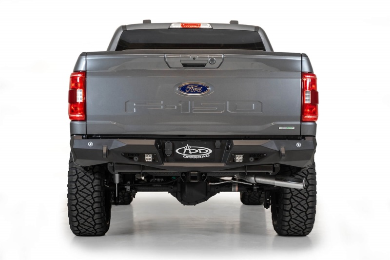 Addictive Desert Designs for 2021 Ford F-150 Stealth Fighter Rear Bumper w/ Back up Sensors - Image 3