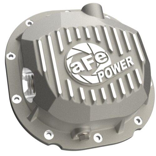 aFe Power 90-14 Ford F-150 Rear Differential Cover - Raw w/ Machined Fins - Image 3