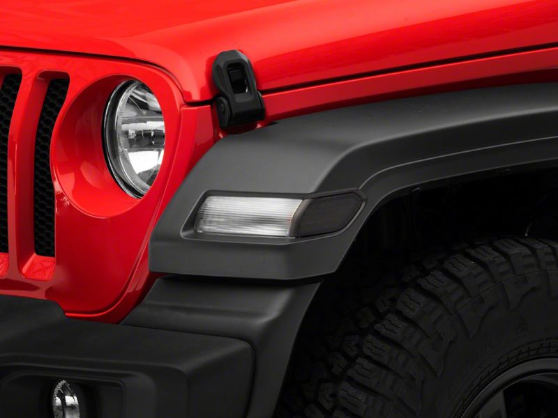 Raxiom for 2018-2023 Jeep Wrangler JL Axial Series LED Fender Flare Marker Lights- Smoked - Image 2