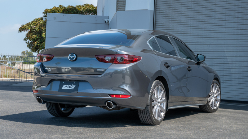 Borla 19-23 Mazda 3 NA / 21-23 Mazda 3 Turbo S-Type Axle Back Exhaust w/ 4in Tips - Image 2