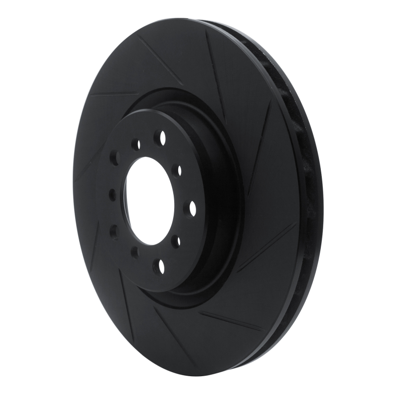 R1 Concepts for 01-06 BMW M3 Left Front Slotted Black Brake Rotor - Image 3