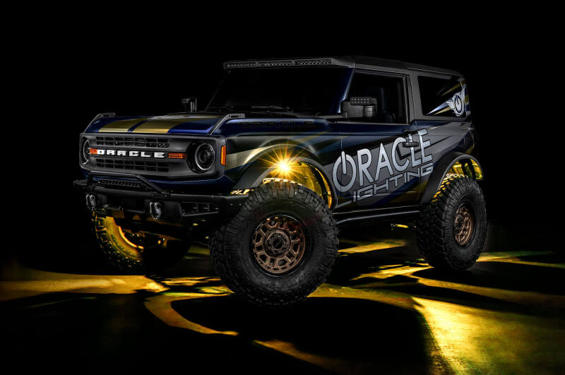 Oracle Underbody RGB+W Wheel Well Rock Light Kit - 8 PCS - ColorSHIFT - Image 2