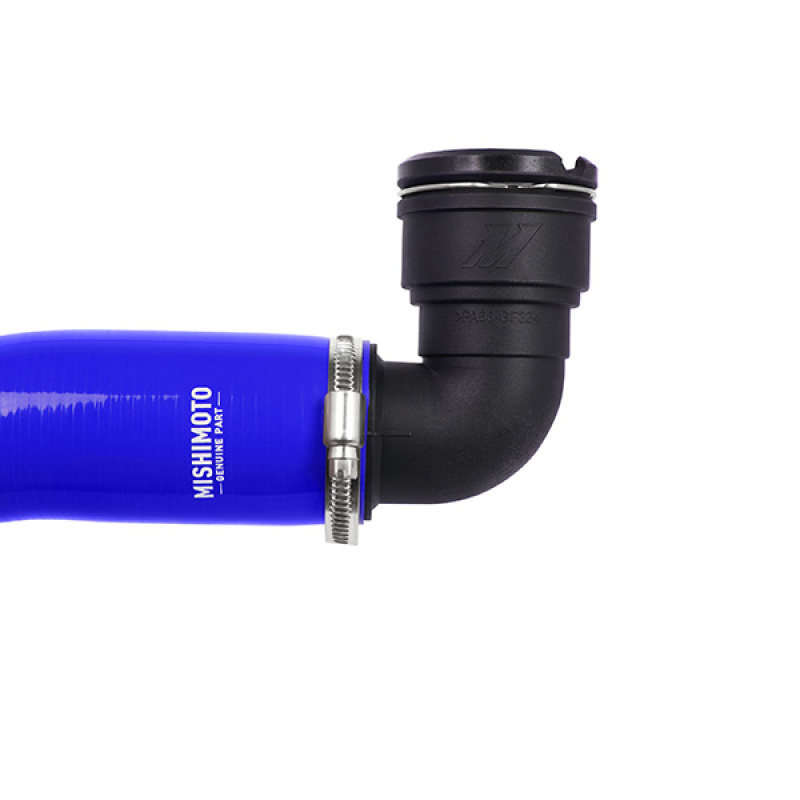 Mishimoto Silicone Radiator Hose Kit for 10-14 Ford F-150 Raptor 6.2L V8 Blue - Image 3