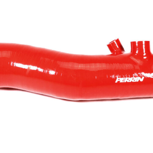 Alternative view of PERRIN 22-26 Subaru WRX Long Type Turbo Inlet Hose - Red