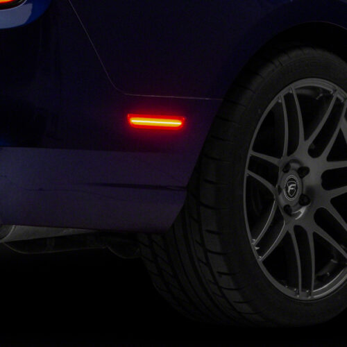 Raxiom for 2010-2014 Ford Mustang Axial Series LED Rear Marker Lights- Red