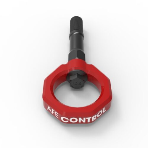 aFe Power 20-24 Chevrolet C8 Corvette Rear Tow Hook - Red - Image 4