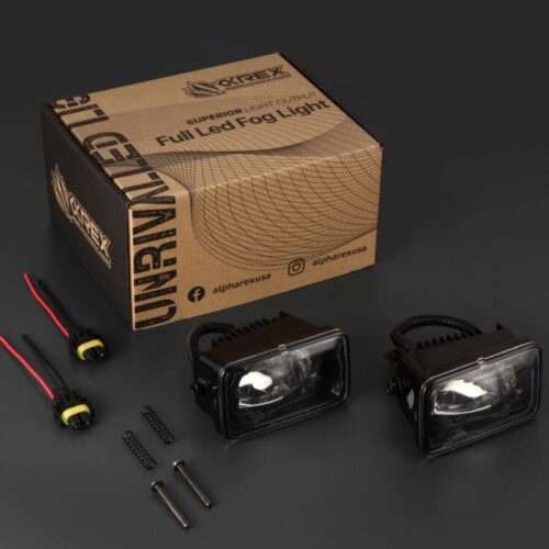 AlphaRex 210009 15-20 Ford F150/17-22 Super Duty DoubleTap Dual Color LED Projector Fog Lights