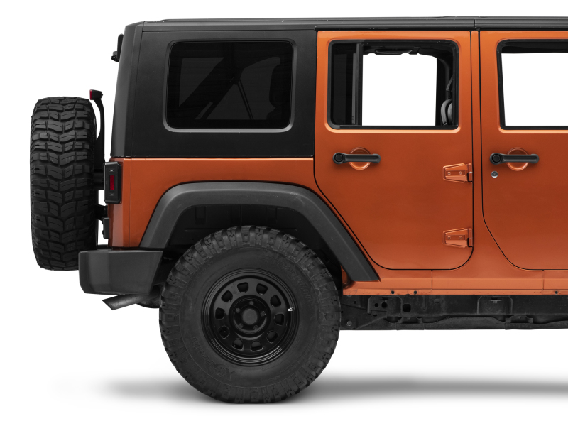 Raxiom for 2007-2018 Jeep Wrangler JK Axial Series Vision LED Tail Lights- Black Housing (Smoked Lens) - Image 6