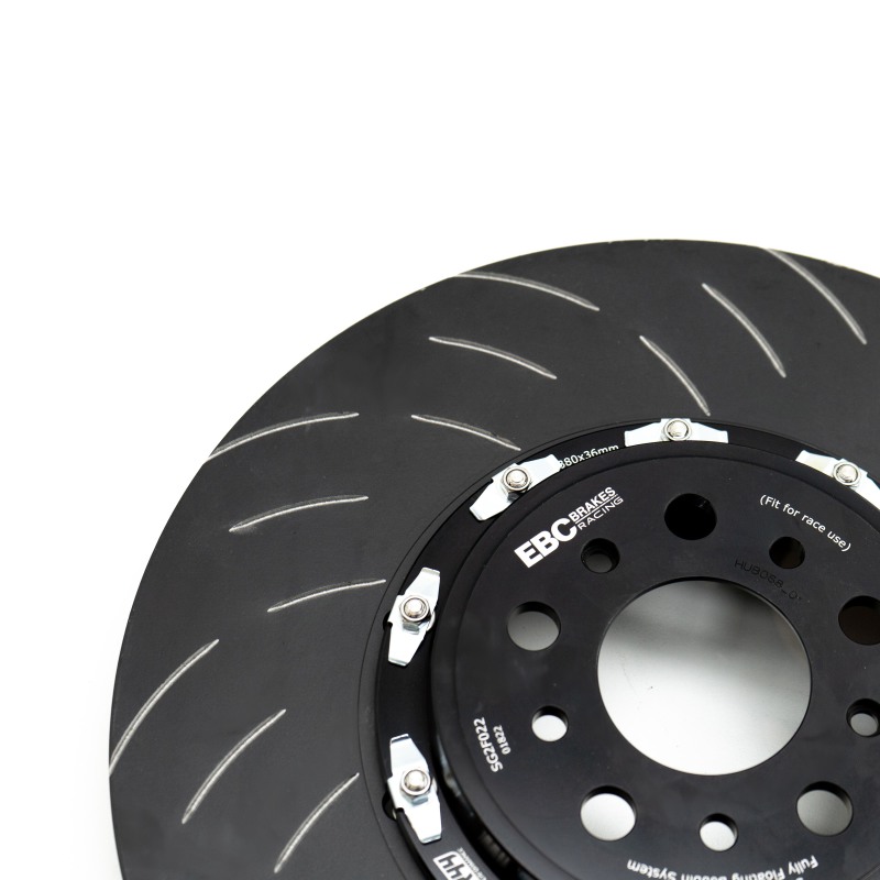 EBC Racing 11-21 Jeep Grand Cherokee 6.4L / 2018+ Dodge Durango SRT 2 Piece SG Racing Front Rotors - Image 2