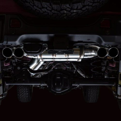 AWE Tuning Switchpath Cat-Back Exhaust- Quad BashGuards for 21+ Wrangler 392 - Image 6